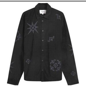 NWT Wax London Black Trin Cord Shirt - Size XL I1